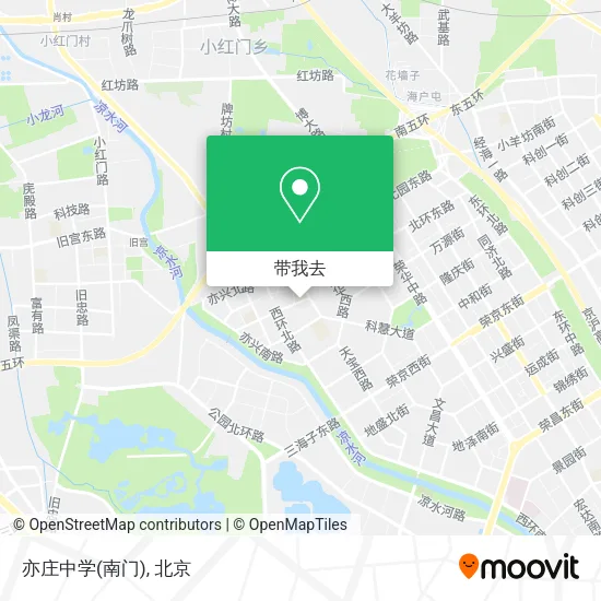 亦庄中学(南门)地图