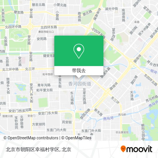 北京市朝阳区幸福村学区地图