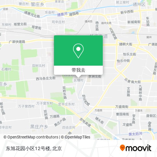 东旭花园小区12号楼地图