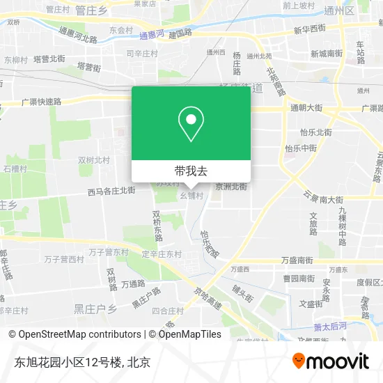 东旭花园小区12号楼地图