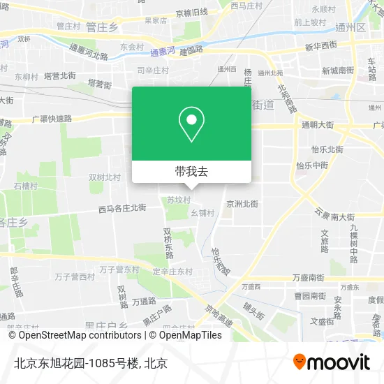北京东旭花园-1085号楼地图