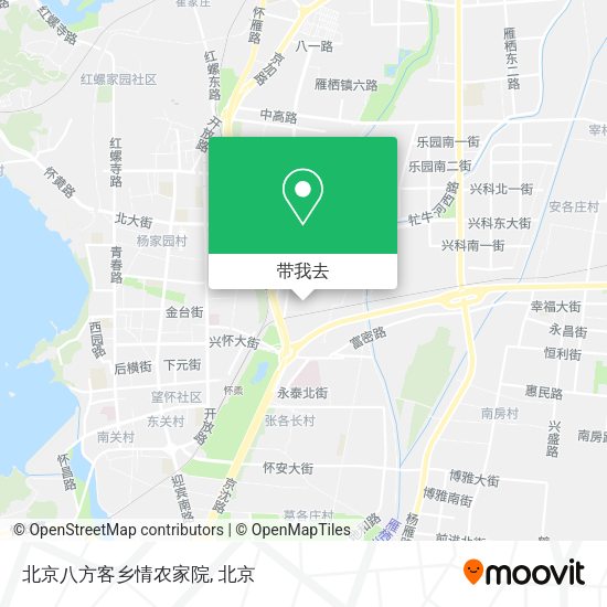 北京八方客乡情农家院地图