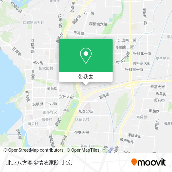 北京八方客乡情农家院地图