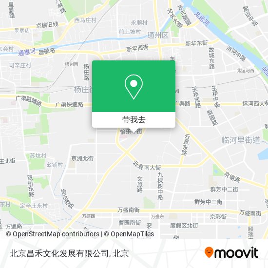 北京昌禾文化发展有限公司地图