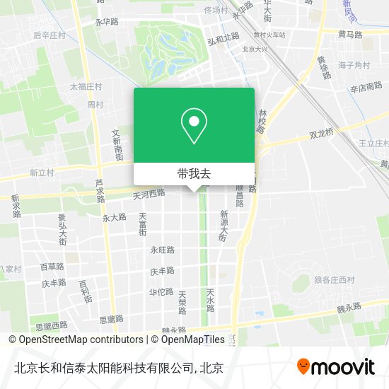 北京长和信泰太阳能科技有限公司地图