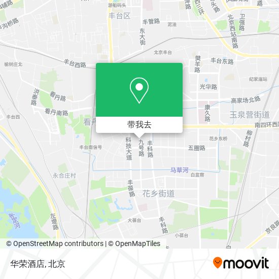 华荣酒店地图