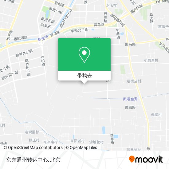 京东通州转运中心地图