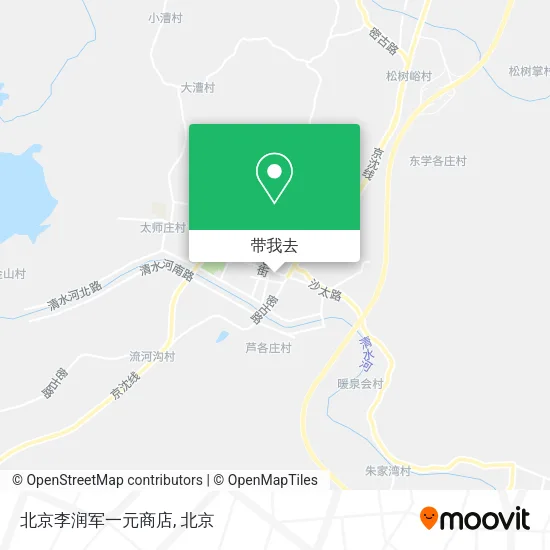北京李润军一元商店地图
