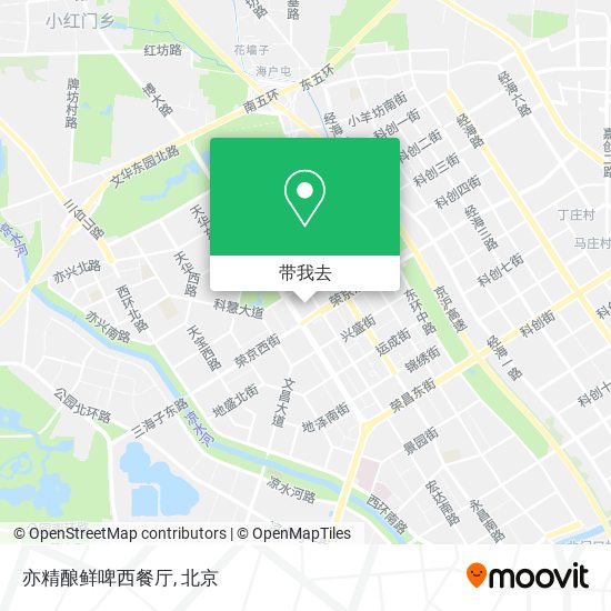 亦精酿鲜啤西餐厅地图