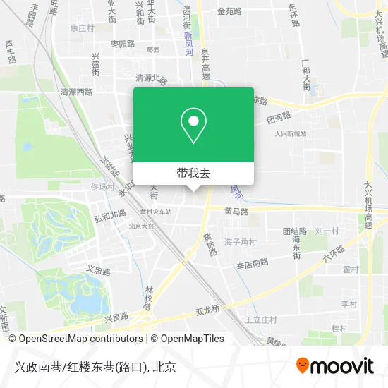 兴政南巷/红楼东巷(路口)地图