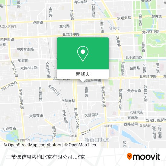 三节课信息咨询北京有限公司地图