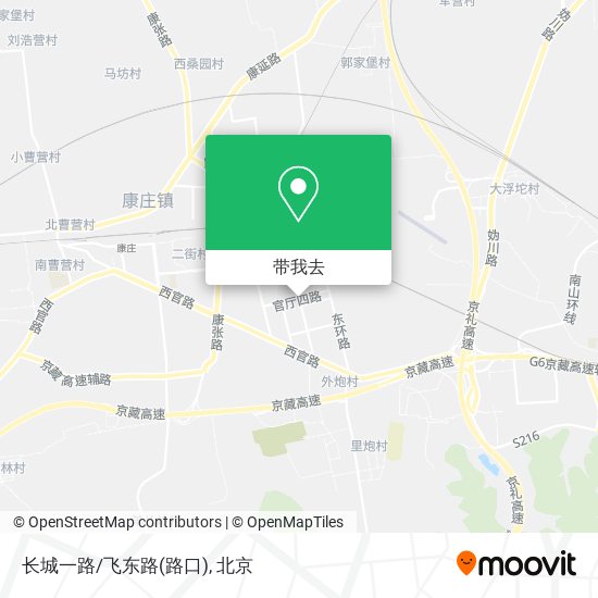 长城一路/飞东路(路口)地图