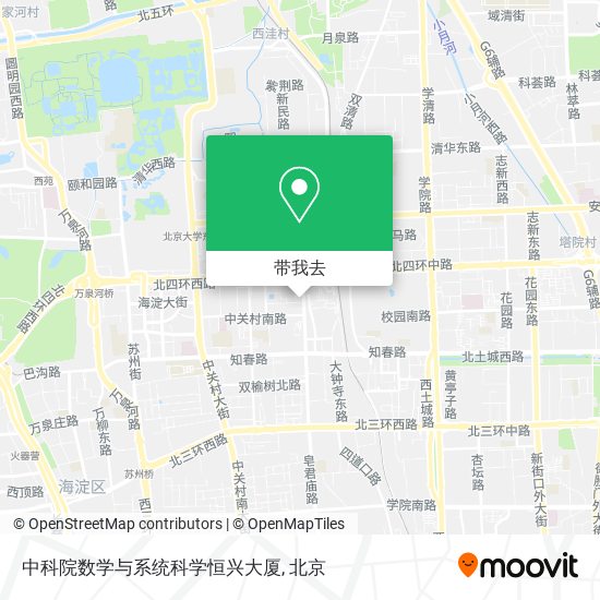 中科院数学与系统科学恒兴大厦地图