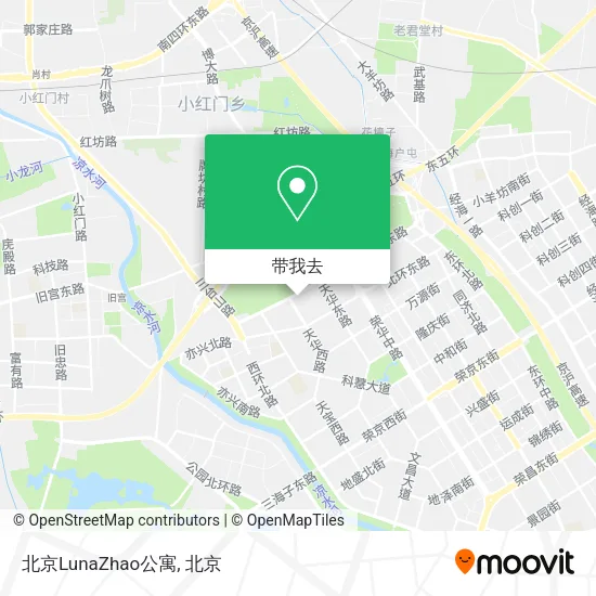 北京LunaZhao公寓地图