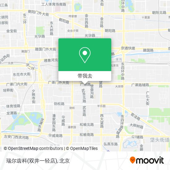 瑞尔齿科(双井一轻店)地图