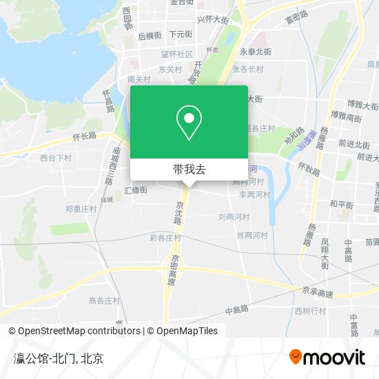 瀛公馆-北门地图