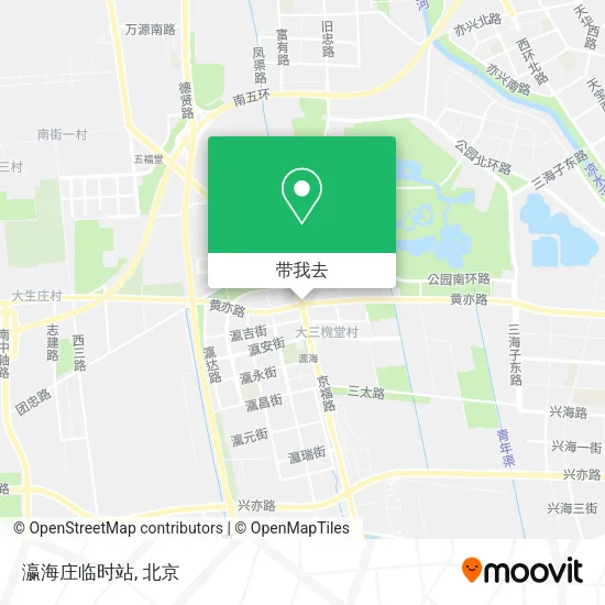 瀛海庄临时站地图