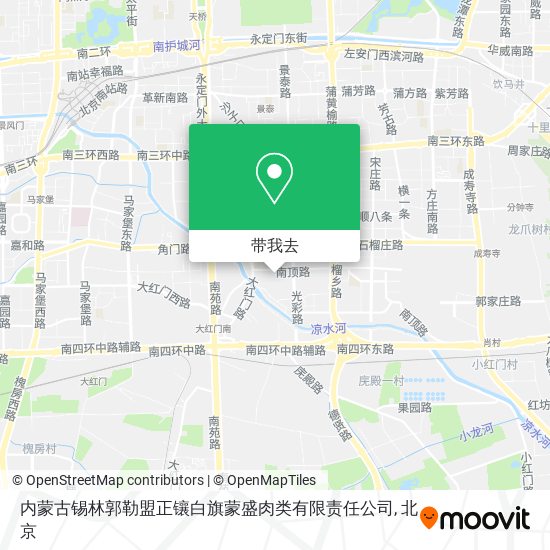 内蒙古锡林郭勒盟正镶白旗蒙盛肉类有限责任公司地图