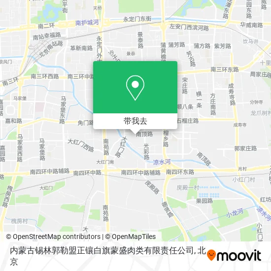 内蒙古锡林郭勒盟正镶白旗蒙盛肉类有限责任公司地图