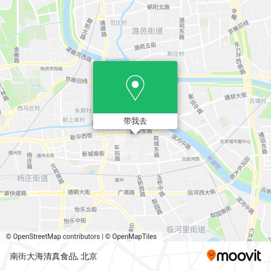 南街大海清真食品地图
