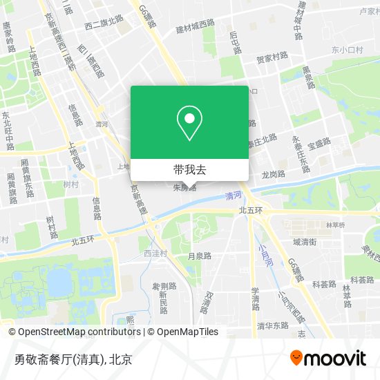 勇敬斋餐厅(清真)地图