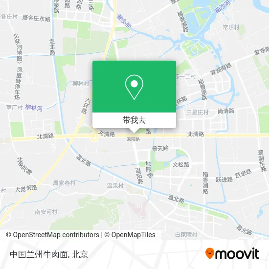 中国兰州牛肉面地图
