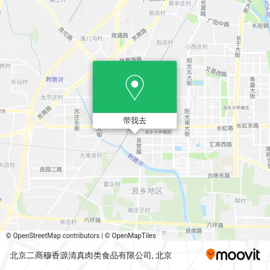 北京二商穆香源清真肉类食品有限公司地图