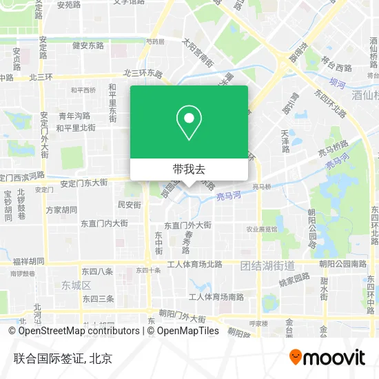 联合国际签证地图