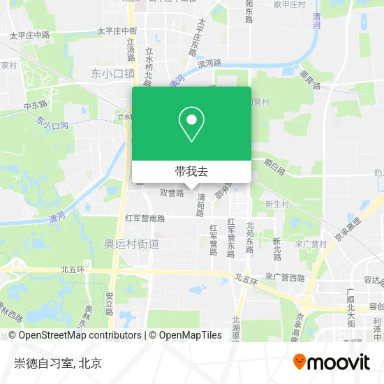 崇德自习室地图