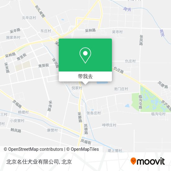 北京名仕犬业有限公司地图