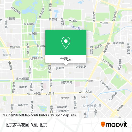 北京罗马花园-B座地图