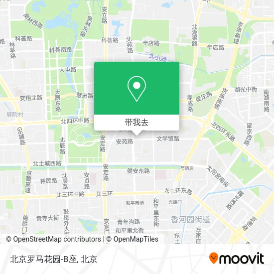 北京罗马花园-B座地图