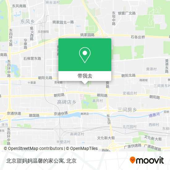 北京甜妈妈温馨的家公寓地图