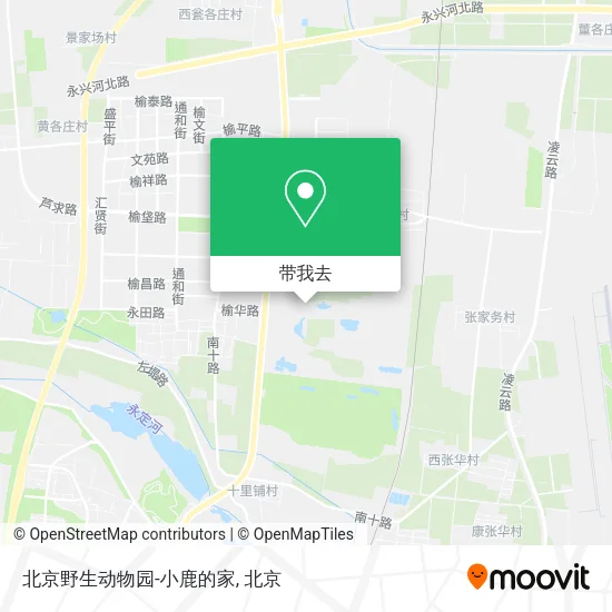 北京野生动物园-小鹿的家地图