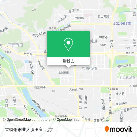 首特钢创业大厦-B座地图