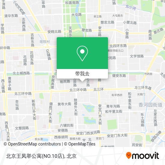 北京王凤举公寓(NO.10店)地图