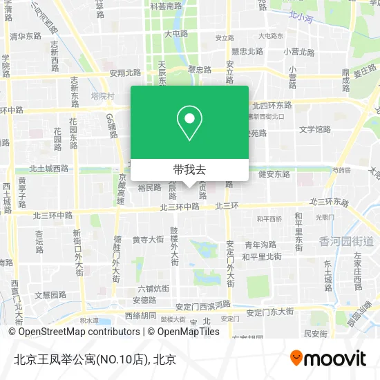 北京王凤举公寓(NO.10店)地图