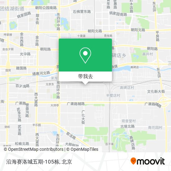 沿海赛洛城五期-105栋地图