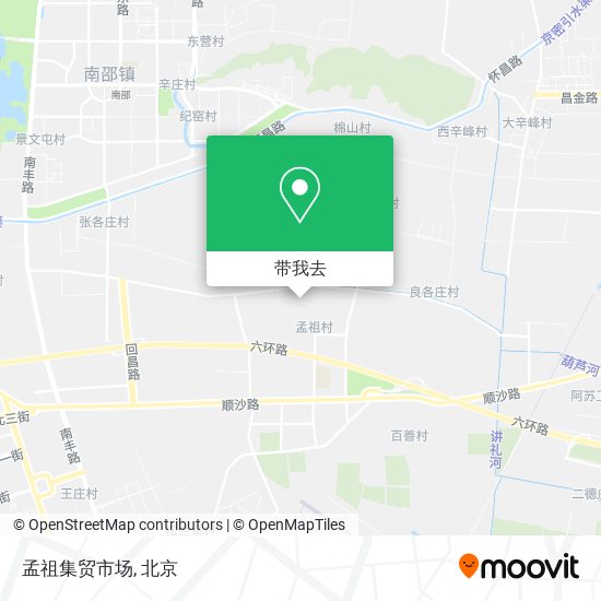 孟祖集贸市场地图