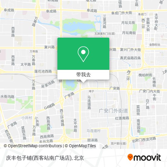庆丰包子铺(西客站南广场店)地图