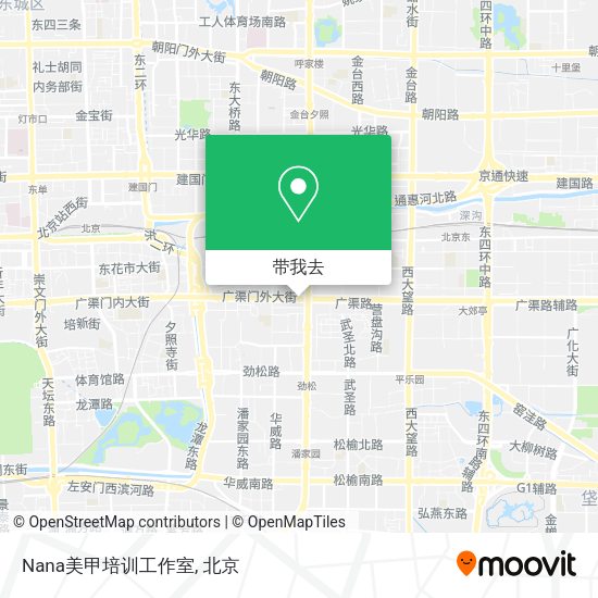 Nana美甲培训工作室地图