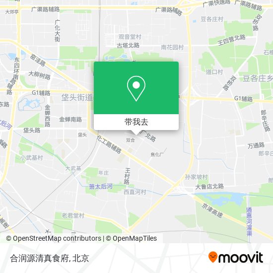 合润源清真食府地图