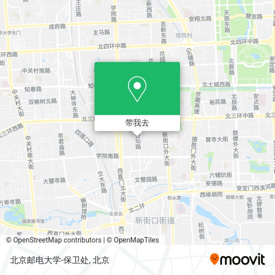 北京邮电大学-保卫处地图