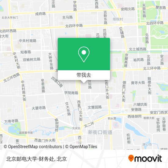 北京邮电大学-财务处地图