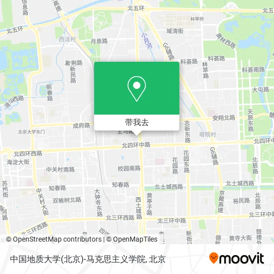 中国地质大学(北京)-马克思主义学院地图