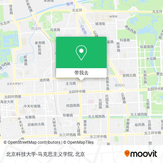 北京科技大学-马克思主义学院地图
