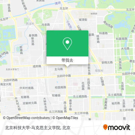 北京科技大学-马克思主义学院地图