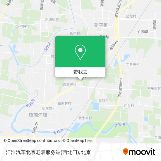 江淮汽车北京老袁服务站(西北门)地图