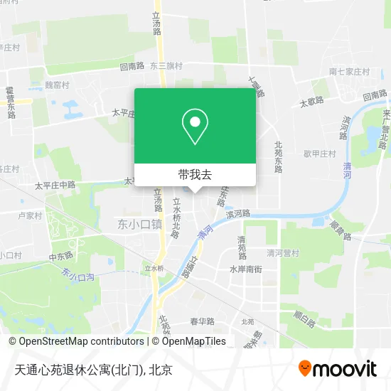 天通心苑退休公寓(北门)地图