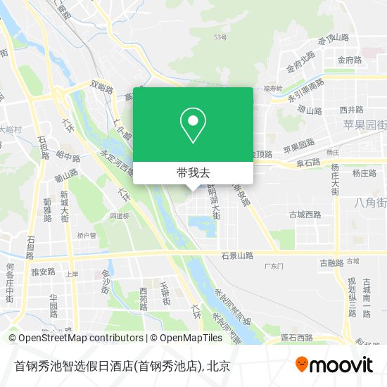 首钢秀池智选假日酒店(首钢秀池店)地图